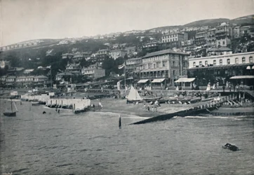 Ventnor - Panorama depuis la mer, 1895