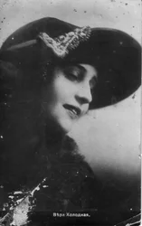 Vera Kholodnaya, actrice de cinéma muet russe, années 1910
