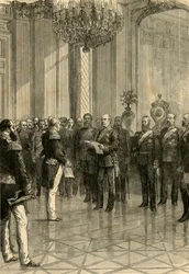 Versailles, 1871 : Proclamation du roi Guillaume empereur d