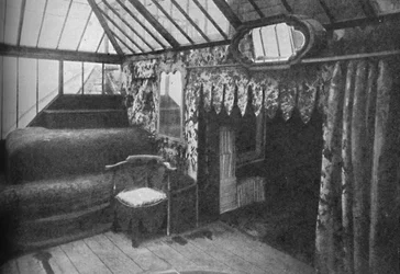 Le bureau de Victor Hugo à Hauteville House - La pièce où Les Misérables a été écrit, vers 1925
