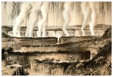 Chutes Victoria du Zambèze, 1883