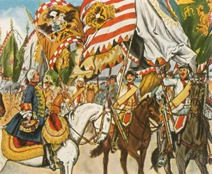Célébration de la victoire à Hohenfriedberg, 4 juin 1745, 1936