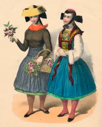 Vierlander Madchen, 19ème siècle