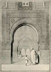 Vue dans la salle des Deux Sœurs