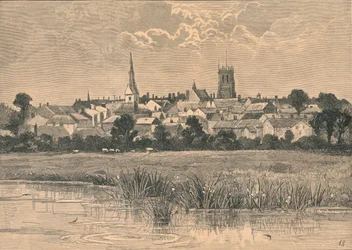 Vue de Dorchester, 19ème siècle