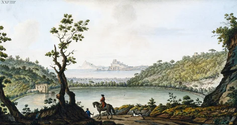 Vue du lac Averne