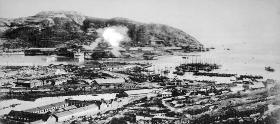 Vue de Port Arthur, Mandchourie, 1904