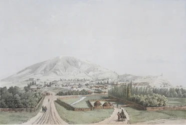 Vue de Piatigorsk, milieu du XIXe siècle