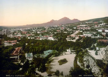 Vue de Piatigorsk, Russie, 1895