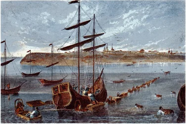 Vue de Taganrog, vers 1840
