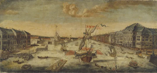 Vue des rives de la Neva, 1753