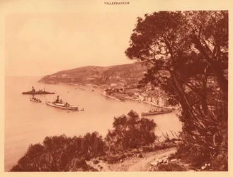 Vue de la ville et de la rade, Villefranche, 1930