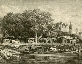 Vue sur le delta du Nil, 1890