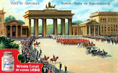 Vues des capitales : Porte de Brandebourg, Berlin, vers 1900