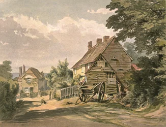 Maisons de Village, vers 1900