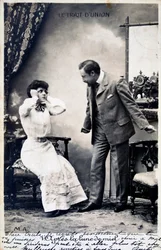 Carte postale française vintage