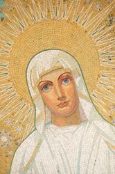 Vierge Marie Basilique Notre-Dame du Rosaire, Lourdes, France