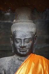 Statue de Vishnu. Angkor Wat. Siem Reap Cambodge