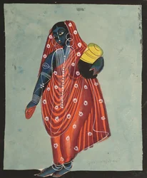 Vishnu sous la forme féminine de Mohini portant l