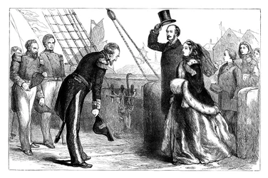 Visite de la Reine et du Prince Albert au Resolute, 1856, vers 1888