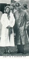 Visite à une mine de Durham, 1936-1937