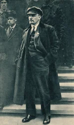 Vladimir Ilitch Lénine, leader bolchevique russe, Moscou, Russie, 1er mai 1919