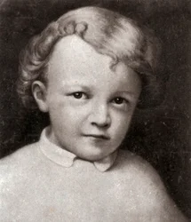 Vladimir Ilitch Lénine, dirigeant révolutionnaire bolchevique russe, âgé de 4 ans, 1874