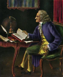 Voltaire 1694-1778 - Peinture de Carmontel, 1934