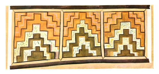 Décoration murale au monastère de Stylos, Turquie