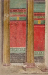 Peinture murale de la chambre F de la Villa de P. Fannius Synistor à Boscoreale, vers 50-40 av. J.-C.