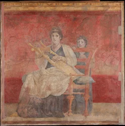 Peinture murale de la salle H de la villa de P. Fannius Synistor à Boscoreale, vers 50-40 av. J.-C.
