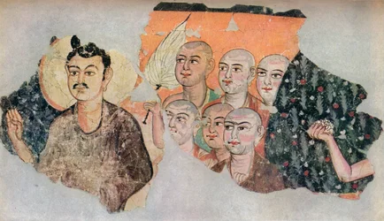 Peinture murale récupérée d
