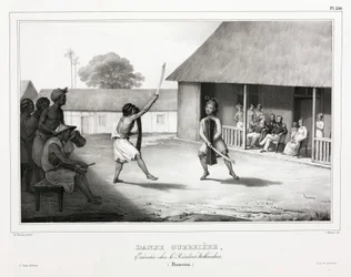Danse de guerre, île de Buru