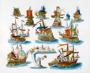 Navires de guerre, 18ème siècle