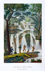 Cascade de Port Praslin, Nouvelle-Irlande, 19ème siècle