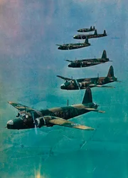 Bombardiers Wellington en formation, 1940