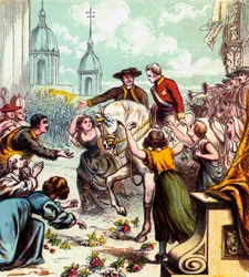 Wellington à Madrid, 1812 c1850s