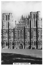 Cathédrale de Wells, Wells, Somerset, Angleterre, 1936