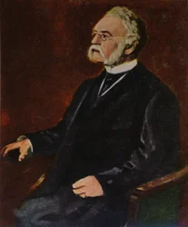 Werner von Siemens 1816-1892. Peinture de Lenbach, 1934