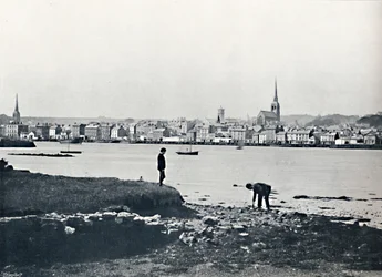 Wexford - Depuis la rive opposée, 1895