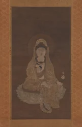 Kannon en robe blanche, 13e siècle