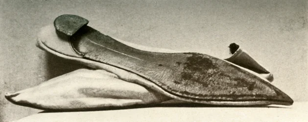 Chaussures de mariage en satin blanc, 1800