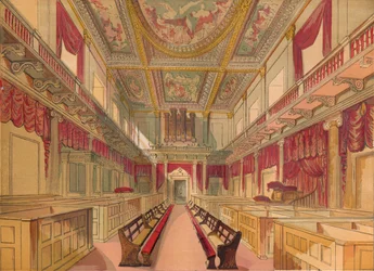 Chapelle de Whitehall, vers 1845, 1864