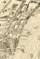 Whitehall et Westminster. De la carte d