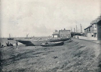 Whitstable - La plage ouest, 1895