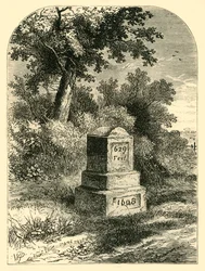 La Pierre de Whittington en 1820, c1876
