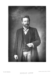 William Edward Ayrton 1847-1908, physicien, ingénieur électricien et inventeur britannique, vers 1890