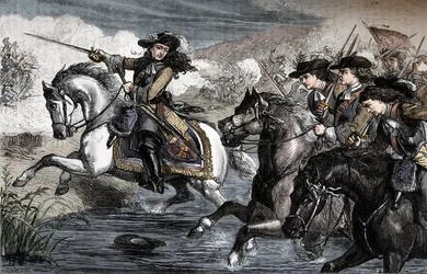 Guillaume III à la Boyne, 1690, vers 1880