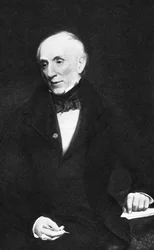 William Wordsworth, poète romantique anglais, vers 1850