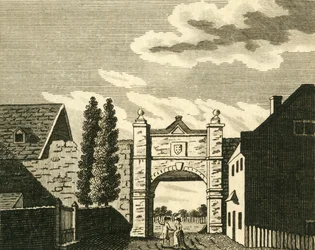 Porte de Wincheap, à Canterbury, c1786